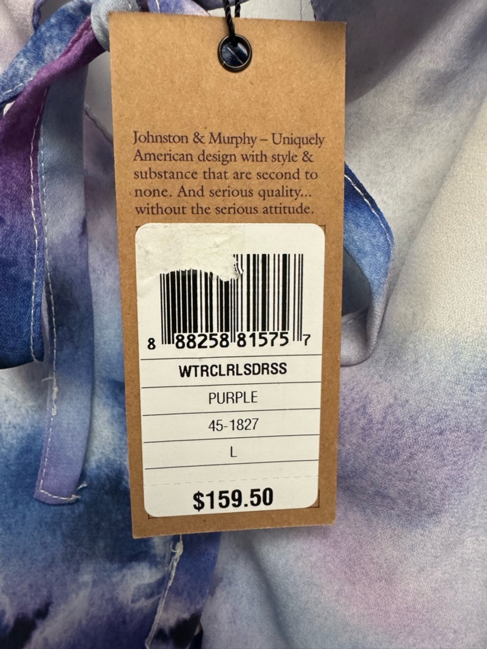 Johnston & Murphy Watercolor Tiered Long Sleeve Dress - Picture 6 of 11